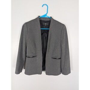 J. Crew 365 Blazer Womens‎ 6P Petite Going Out Stretch Twill Gray Heather Dove